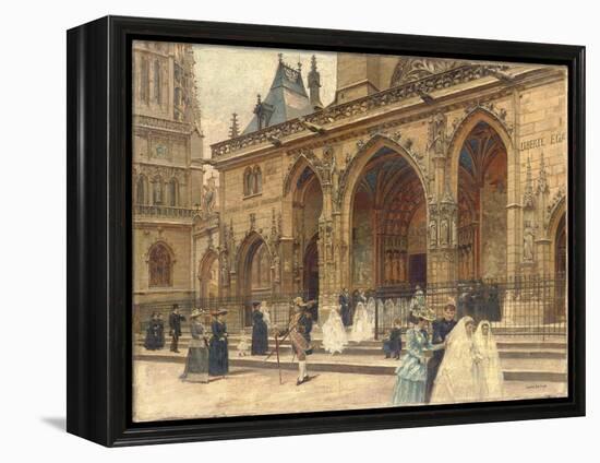 First Communion-Louis Beroud-Framed Premier Image Canvas