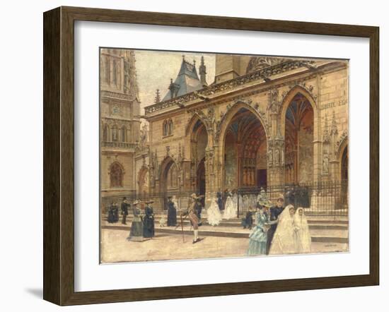 First Communion-Louis Beroud-Framed Giclee Print