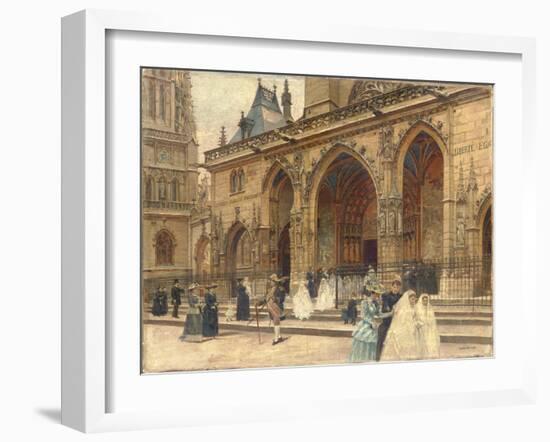 First Communion-Louis Beroud-Framed Giclee Print