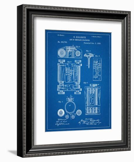 First Computer Patent 1889-null-Framed Art Print