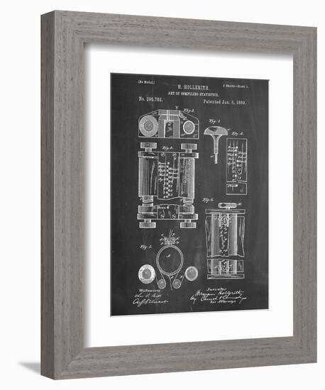 First Computer Patent 1889-null-Framed Premium Giclee Print