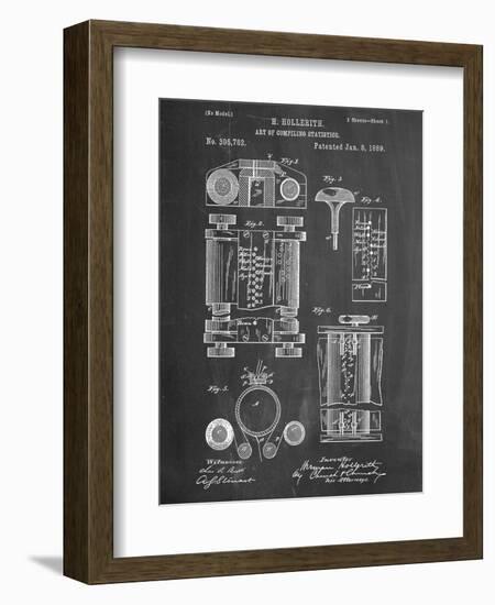 First Computer Patent 1889-null-Framed Premium Giclee Print