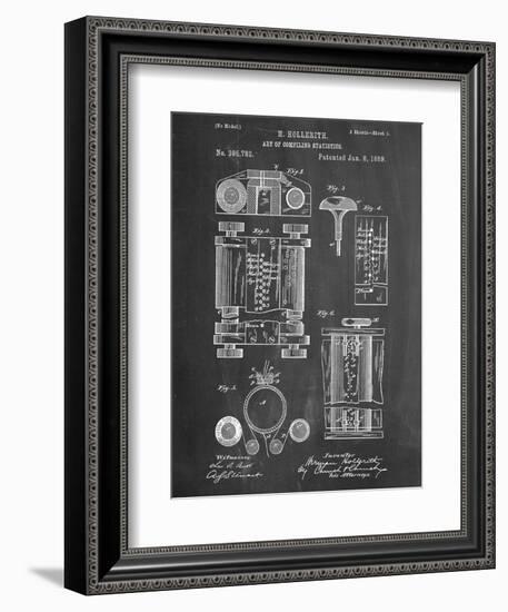 First Computer Patent 1889-null-Framed Premium Giclee Print