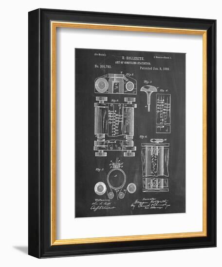 First Computer Patent 1889-null-Framed Premium Giclee Print