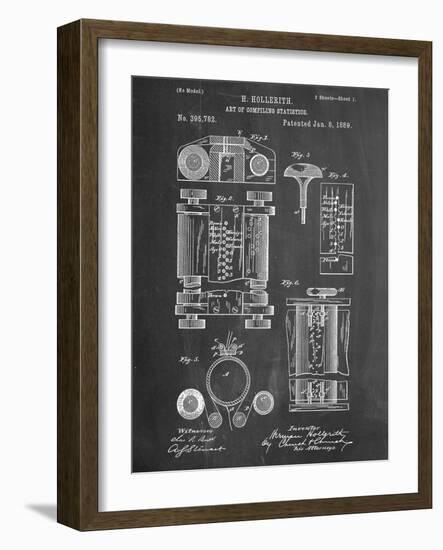 First Computer Patent 1889-null-Framed Premium Giclee Print