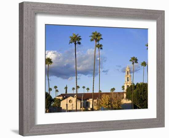 First Congregational Church in Downtown Riverside, California, USA-Richard Cummins-Framed Photographic Print