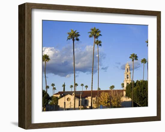 First Congregational Church in Downtown Riverside, California, USA-Richard Cummins-Framed Photographic Print