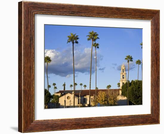 First Congregational Church in Downtown Riverside, California, USA-Richard Cummins-Framed Photographic Print