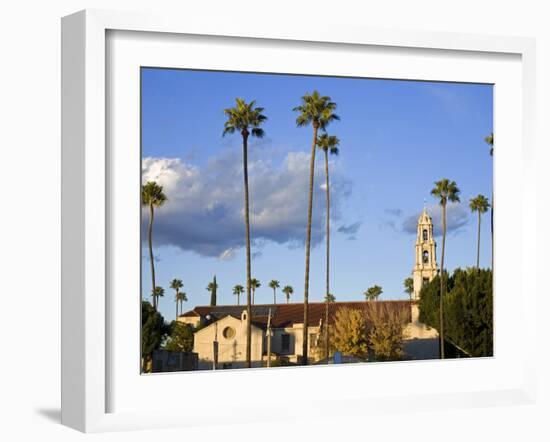 First Congregational Church in Downtown Riverside, California, USA-Richard Cummins-Framed Photographic Print