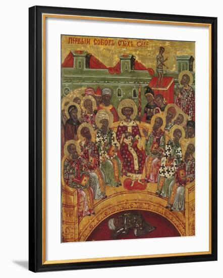 First Council of Nicaea, 16th Century-null-Framed Giclee Print