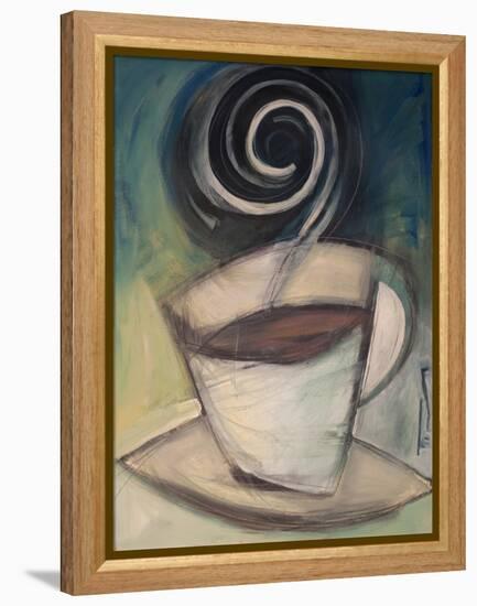 First Cup of the Day-Tim Nyberg-Framed Premier Image Canvas