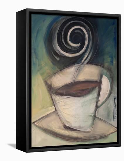 First Cup of the Day-Tim Nyberg-Framed Premier Image Canvas