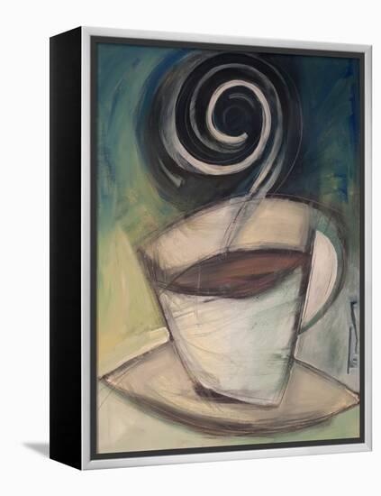 First Cup of the Day-Tim Nyberg-Framed Premier Image Canvas