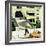 "First day of school", September 6, 1958-Thornton Utz-Framed Giclee Print