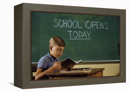 First Day of School-William P. Gottlieb-Framed Premier Image Canvas