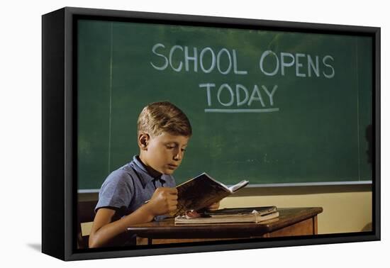 First Day of School-William P. Gottlieb-Framed Premier Image Canvas