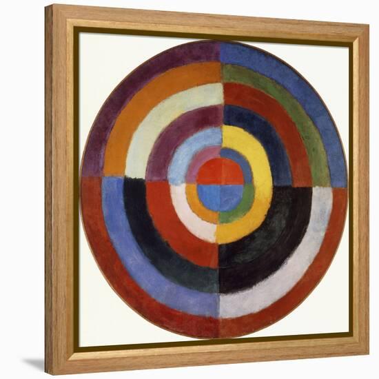 First Disc, 1912-Robert Delaunay-Framed Premier Image Canvas