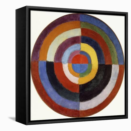 First Disc, 1912-Robert Delaunay-Framed Premier Image Canvas