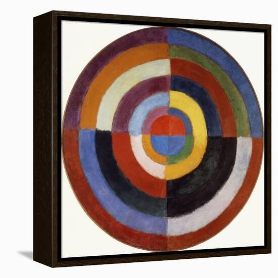 First Disc, 1912-Robert Delaunay-Framed Premier Image Canvas