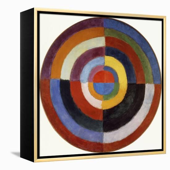 First Disc, 1912-Robert Delaunay-Framed Premier Image Canvas