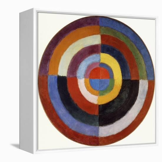 First Disc, 1912-Robert Delaunay-Framed Premier Image Canvas