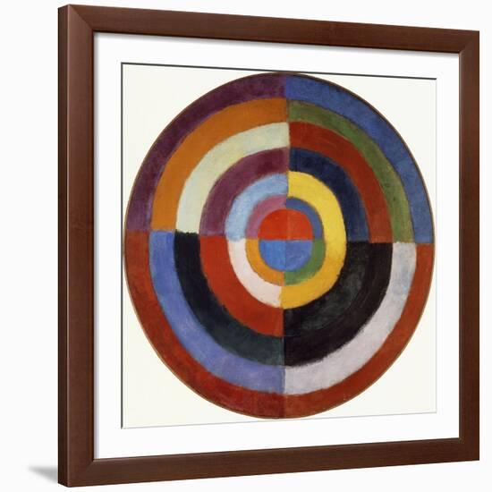 First Disc, 1912-Robert Delaunay-Framed Giclee Print