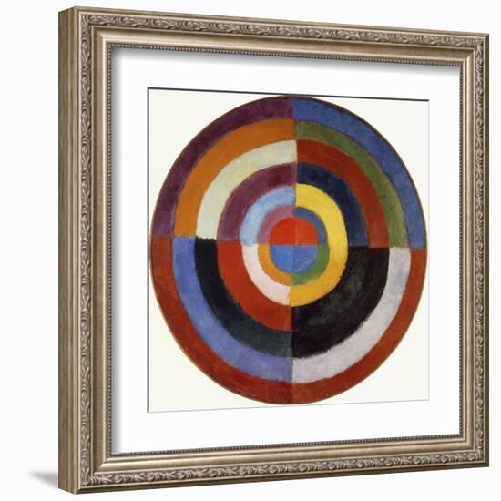 First Disc, 1912-Robert Delaunay-Framed Giclee Print