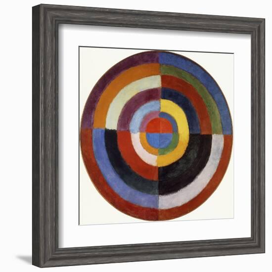 First Disc, 1912-Robert Delaunay-Framed Giclee Print