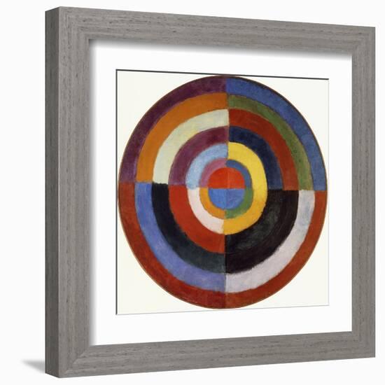 First Disc, 1912-Robert Delaunay-Framed Giclee Print