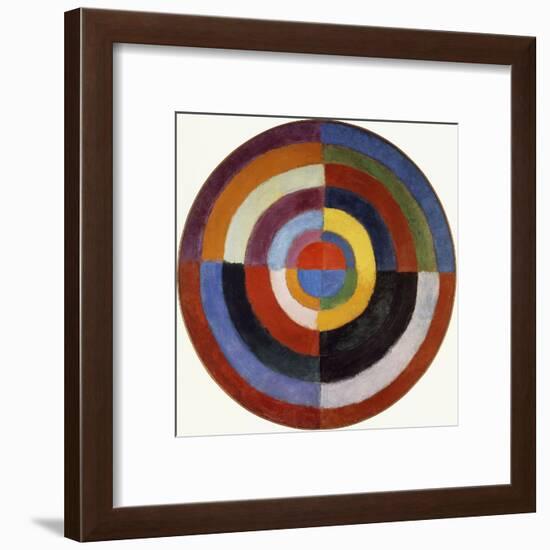 First Disc, 1912-Robert Delaunay-Framed Giclee Print