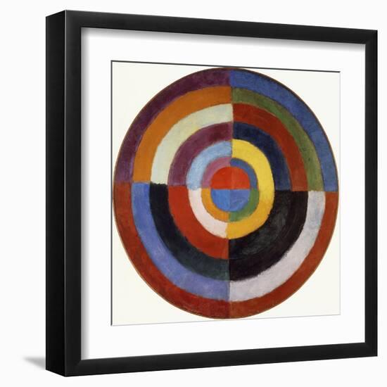 First Disc, 1912-Robert Delaunay-Framed Giclee Print