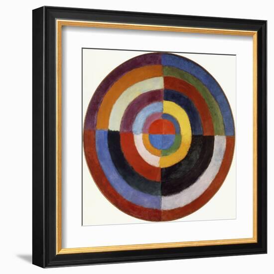 First Disc, 1912-Robert Delaunay-Framed Giclee Print