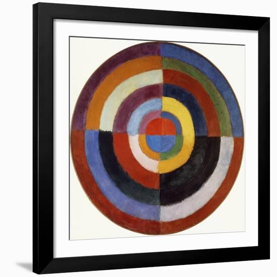 First Disc, 1912-Robert Delaunay-Framed Giclee Print