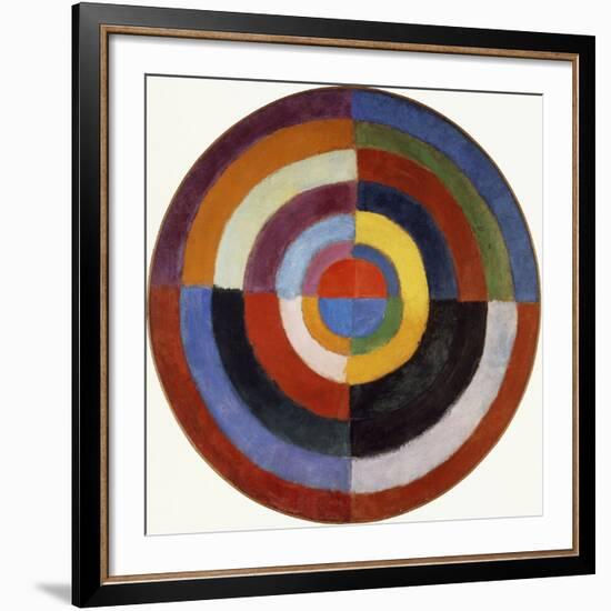 First Disc, 1912-Robert Delaunay-Framed Giclee Print