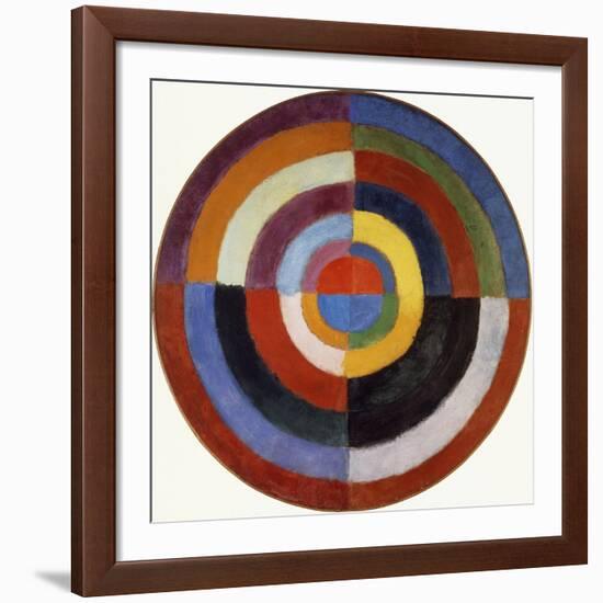 First Disc, 1912-Robert Delaunay-Framed Giclee Print