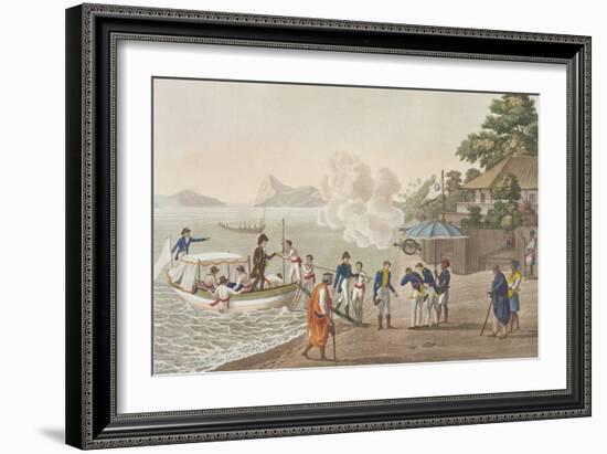 First Disembarkation of the French at the Portuguese Outpost at Dille-Felice Campi-Framed Giclee Print