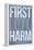 First Do No Harm-null-Framed Stretched Canvas
