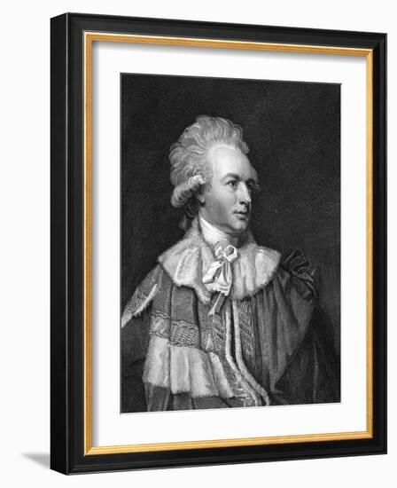 First Earl Sheffield-Sir Joshua Reynolds-Framed Art Print