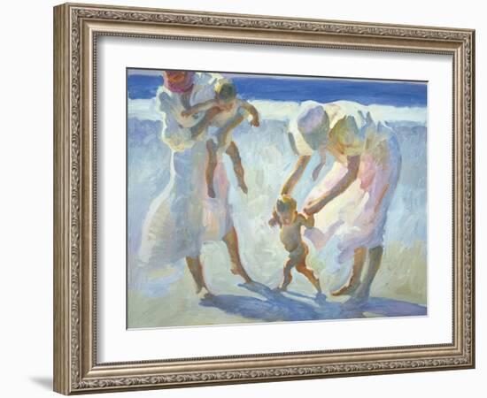 First Encounter-John Asaro-Framed Giclee Print