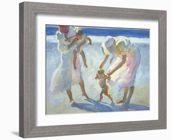 First Encounter-John Asaro-Framed Giclee Print