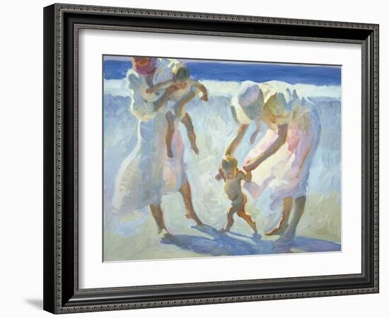 First Encounter-John Asaro-Framed Giclee Print