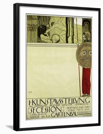 First Exhibition after the Secession-Gustav Klimt-Framed Giclee Print