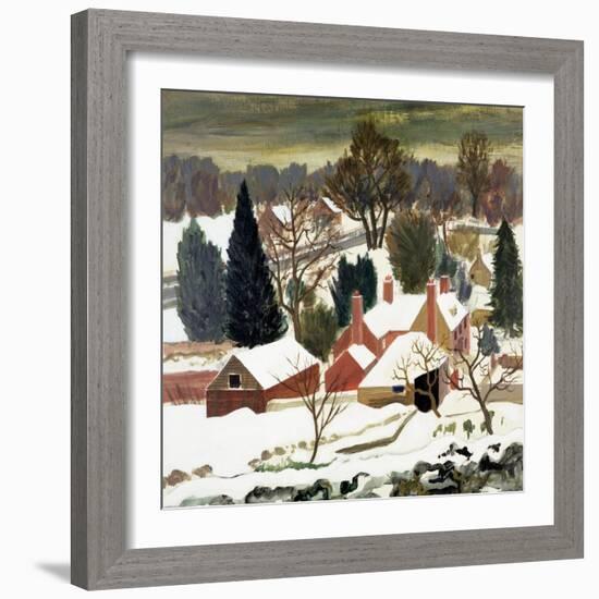 First Fall, Kent-Eric Hains-Framed Giclee Print