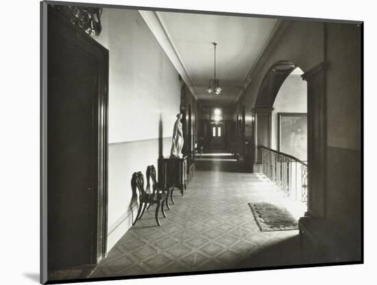 First Floor Corridor, Bethlem Royal Hospital, London, 1926-null-Mounted Photographic Print