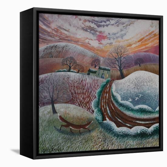 First Flurry, 2014-Lisa Graa Jensen-Framed Premier Image Canvas