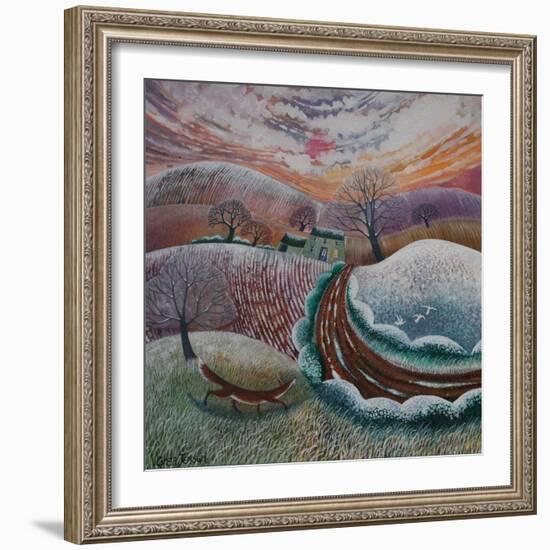 First Flurry, 2014-Lisa Graa Jensen-Framed Giclee Print