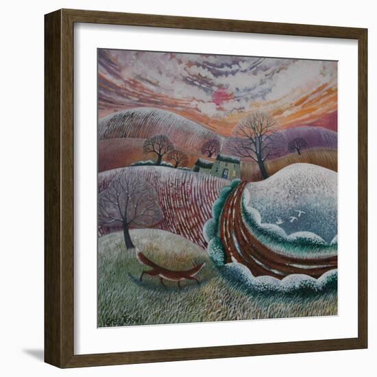 First Flurry, 2014-Lisa Graa Jensen-Framed Giclee Print