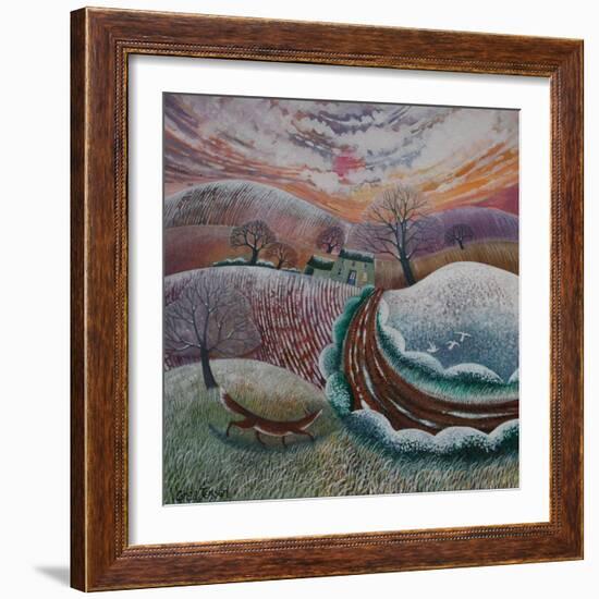 First Flurry, 2014-Lisa Graa Jensen-Framed Giclee Print