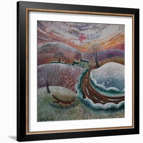 First Flurry, 2014-Lisa Graa Jensen-Framed Giclee Print