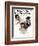 "First Haircut" Saturday Evening Post Cover, August 10,1918-Norman Rockwell-Framed Giclee Print